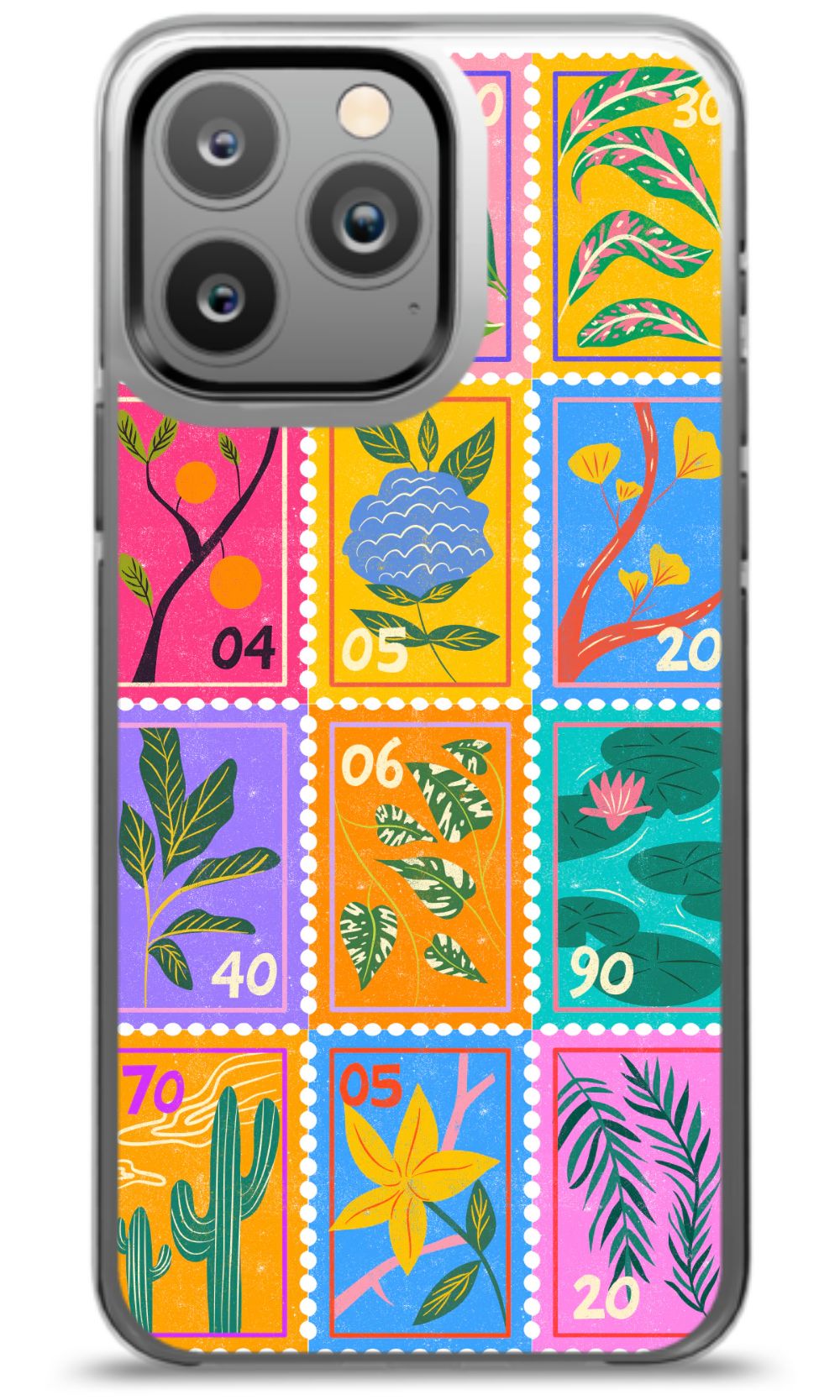 Colorful Flora Stamp Case