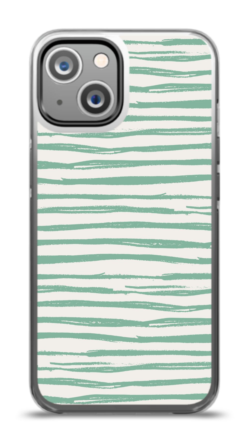 Mint Stripe Serenity Phone Case