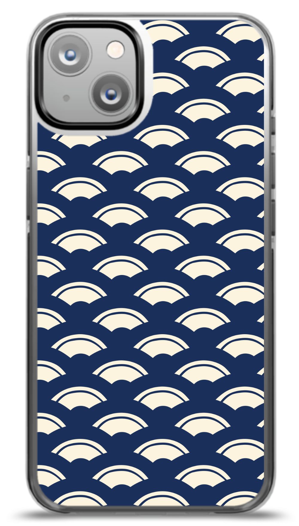 Navy Waves Phone Case