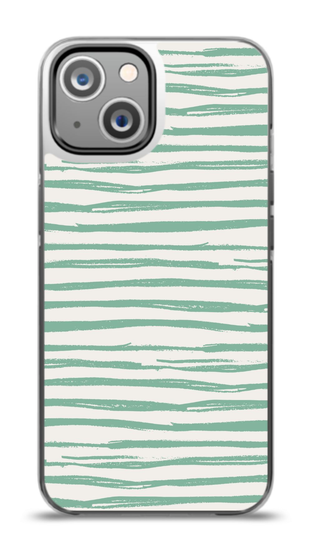 Mint Stripe Serenity Phone Case