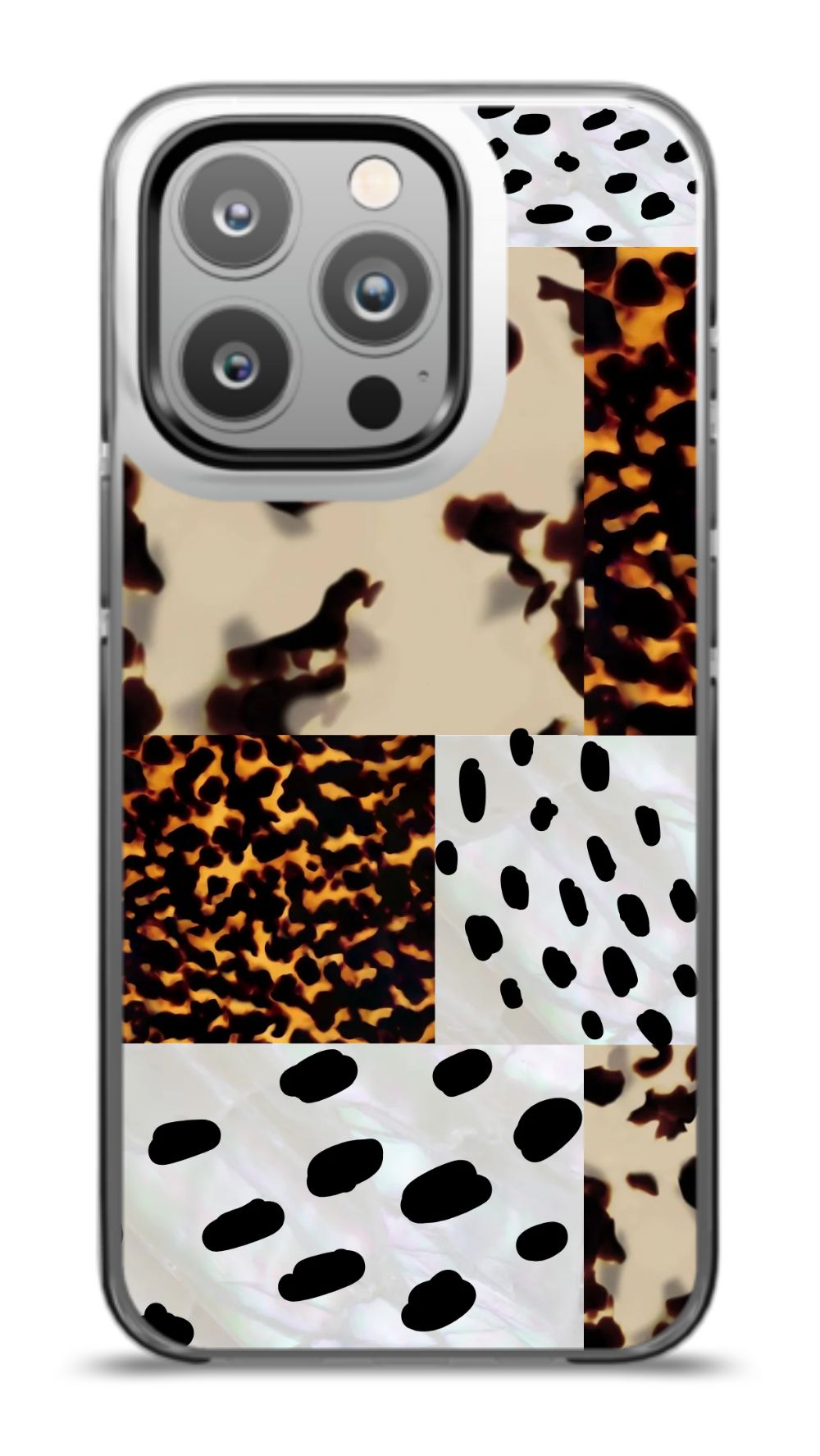 Abstract Animal Patchwork Case