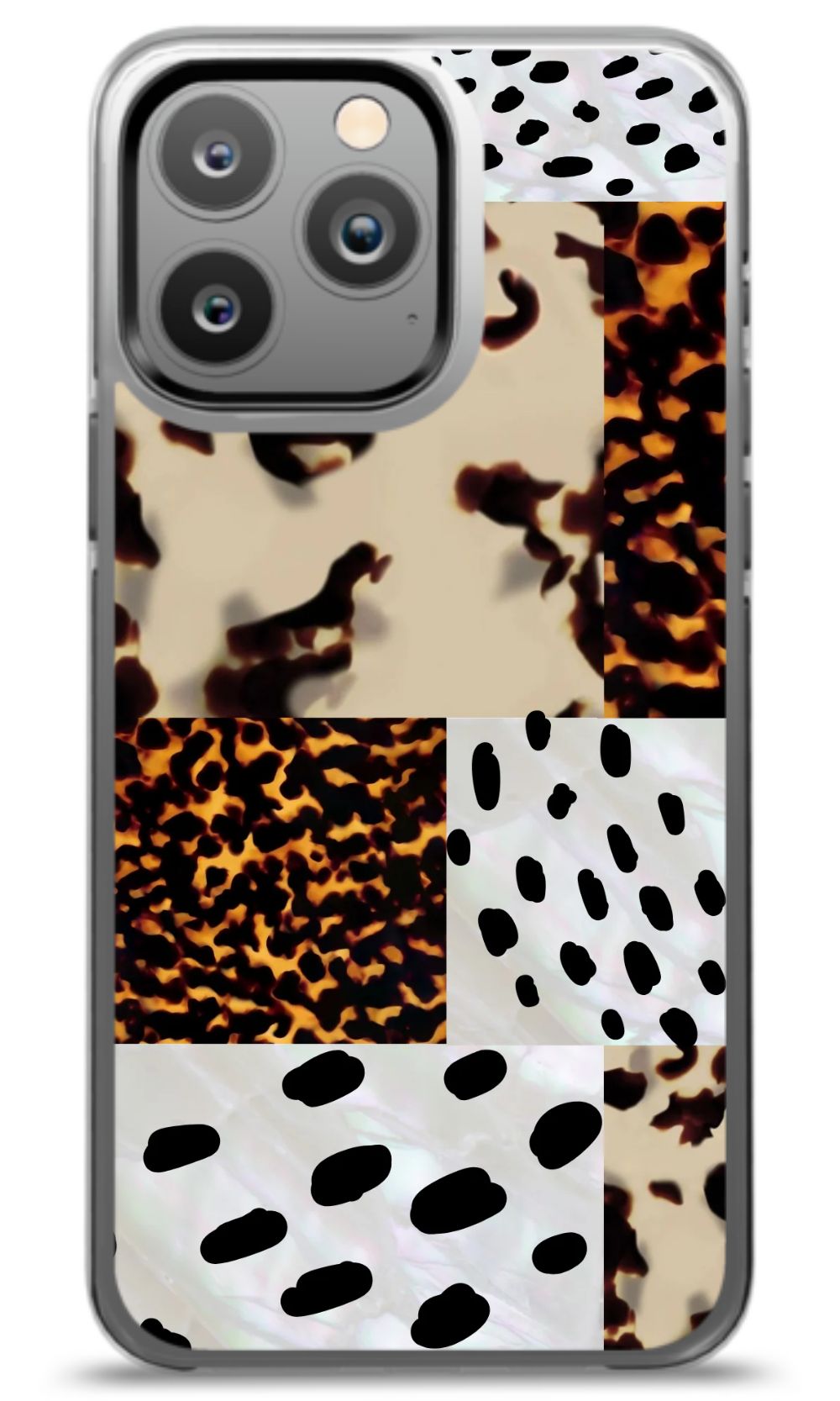 Abstract Animal Patchwork Case