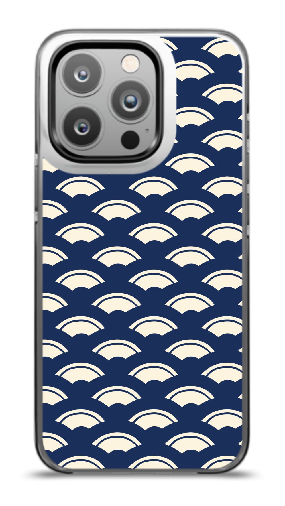 Navy Waves Phone Case