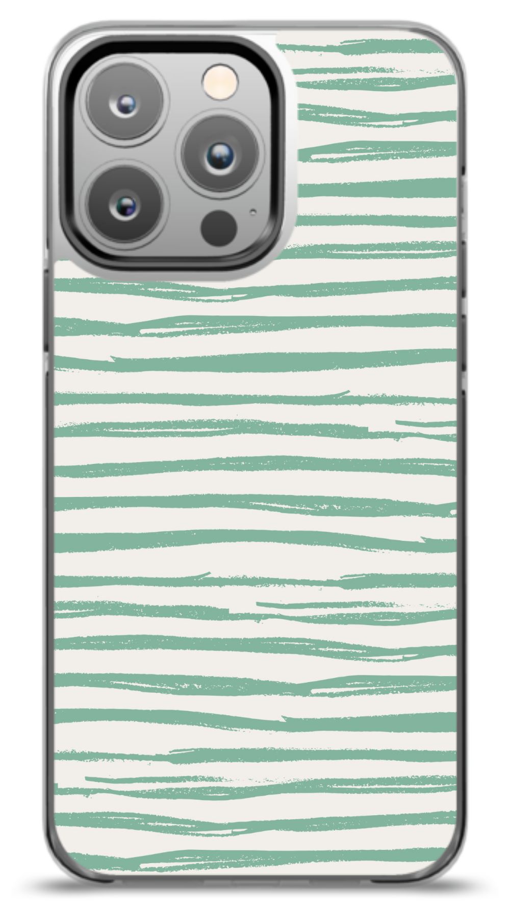 Mint Stripe Serenity Phone Case