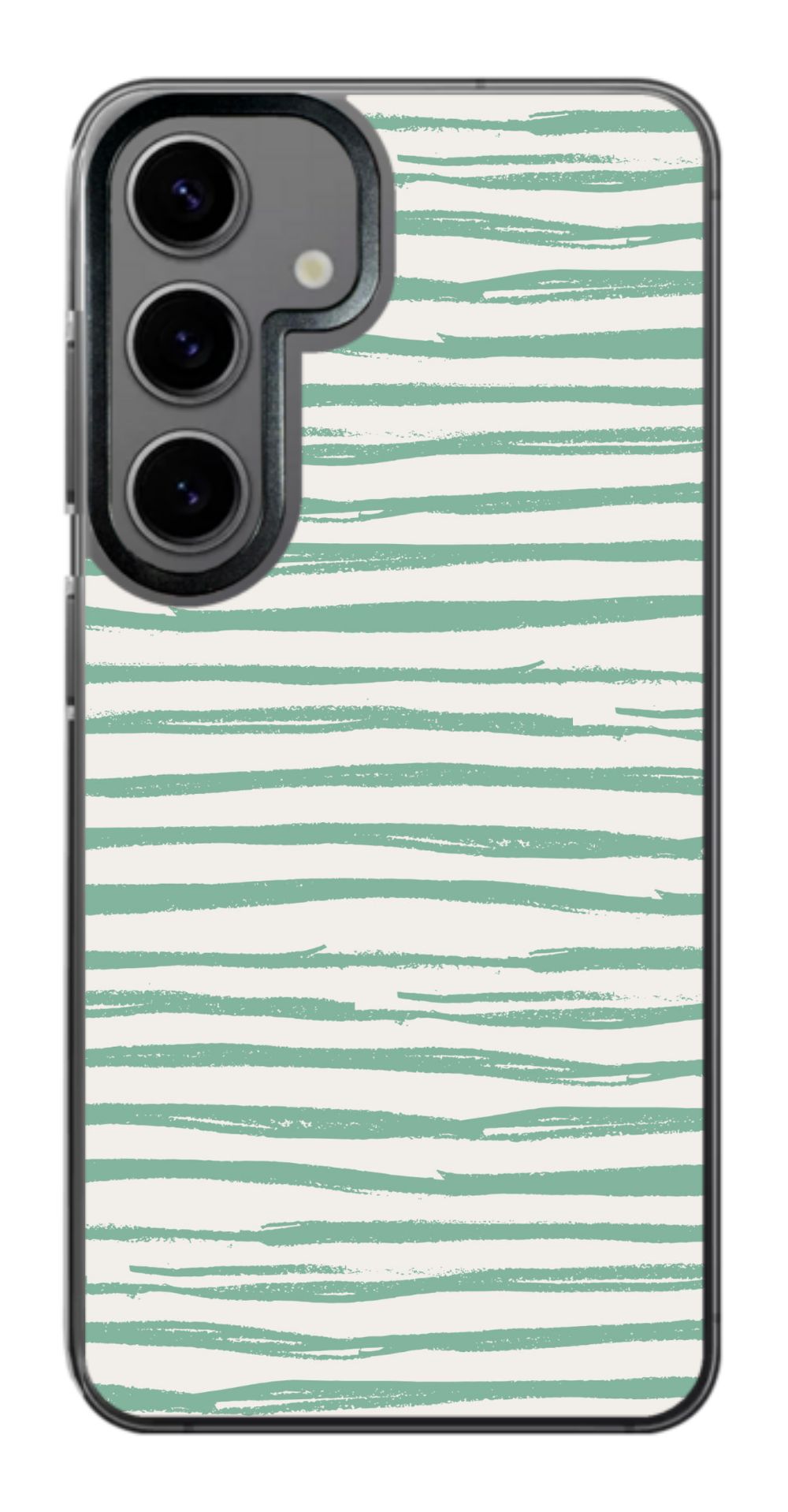 Mint Stripe Serenity Phone Case