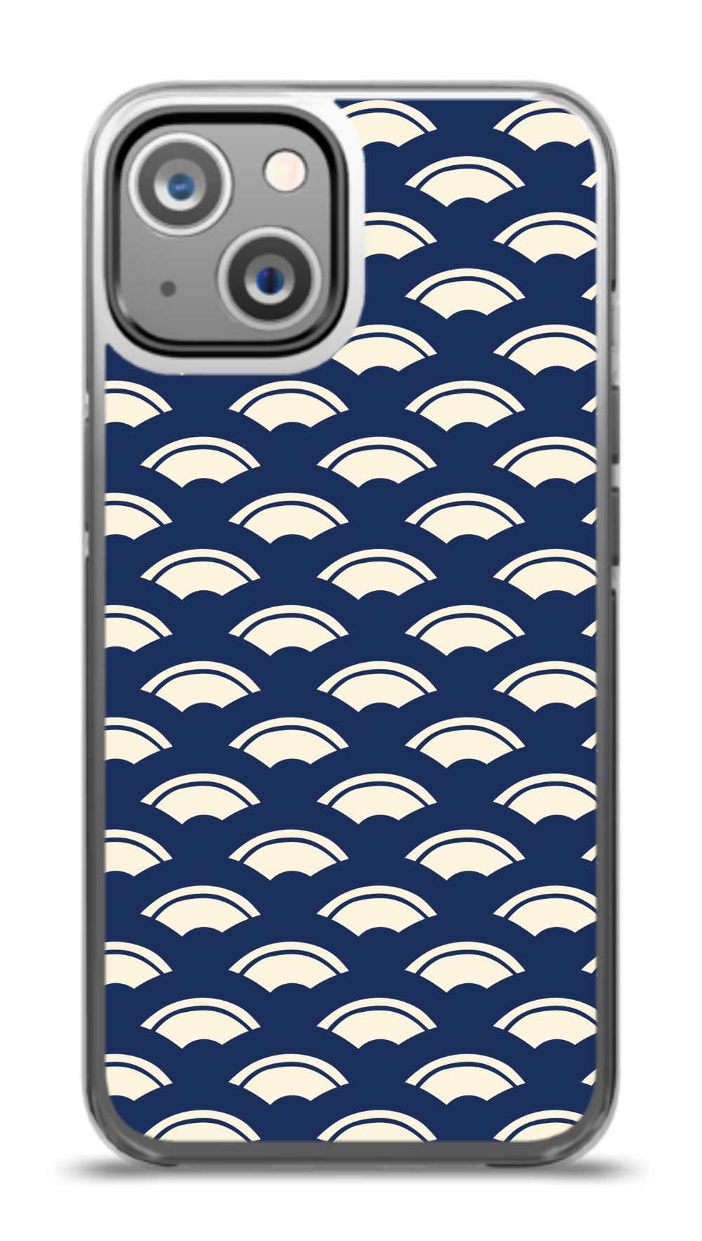 Navy Waves Phone Case