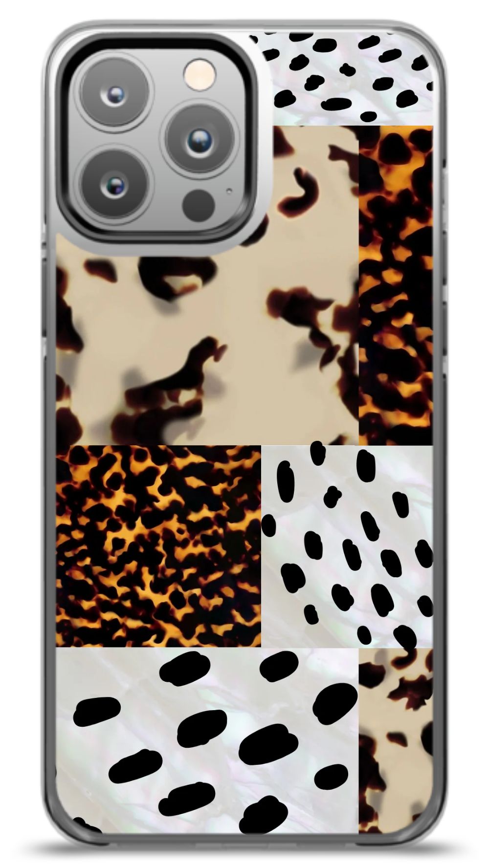 Abstract Animal Patchwork Case