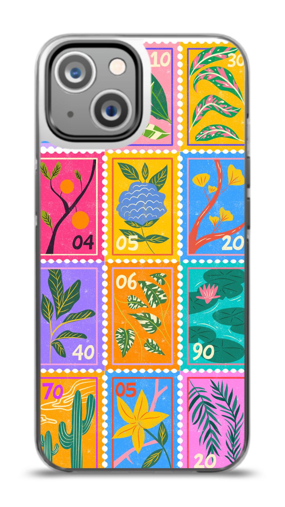 Colorful Flora Stamp Case