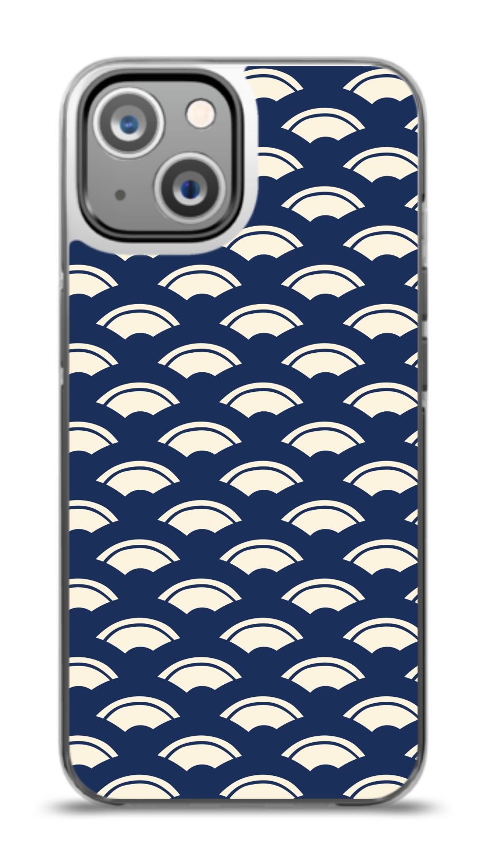 Navy Waves Phone Case