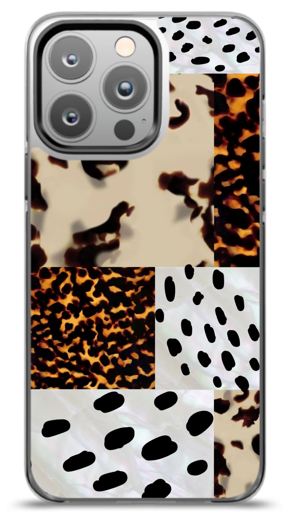 Abstract Animal Patchwork Case