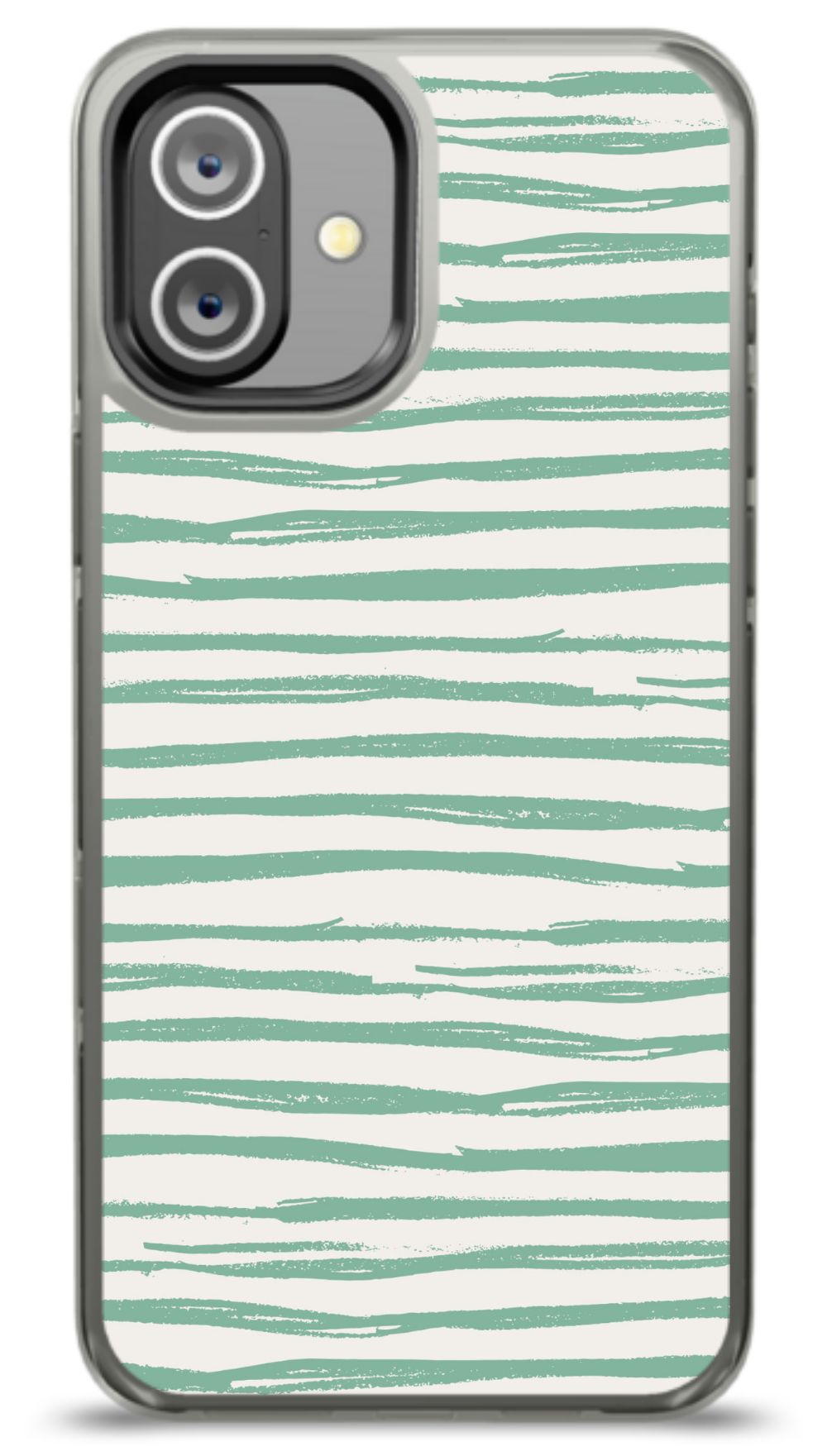 Mint Stripe Serenity Phone Case