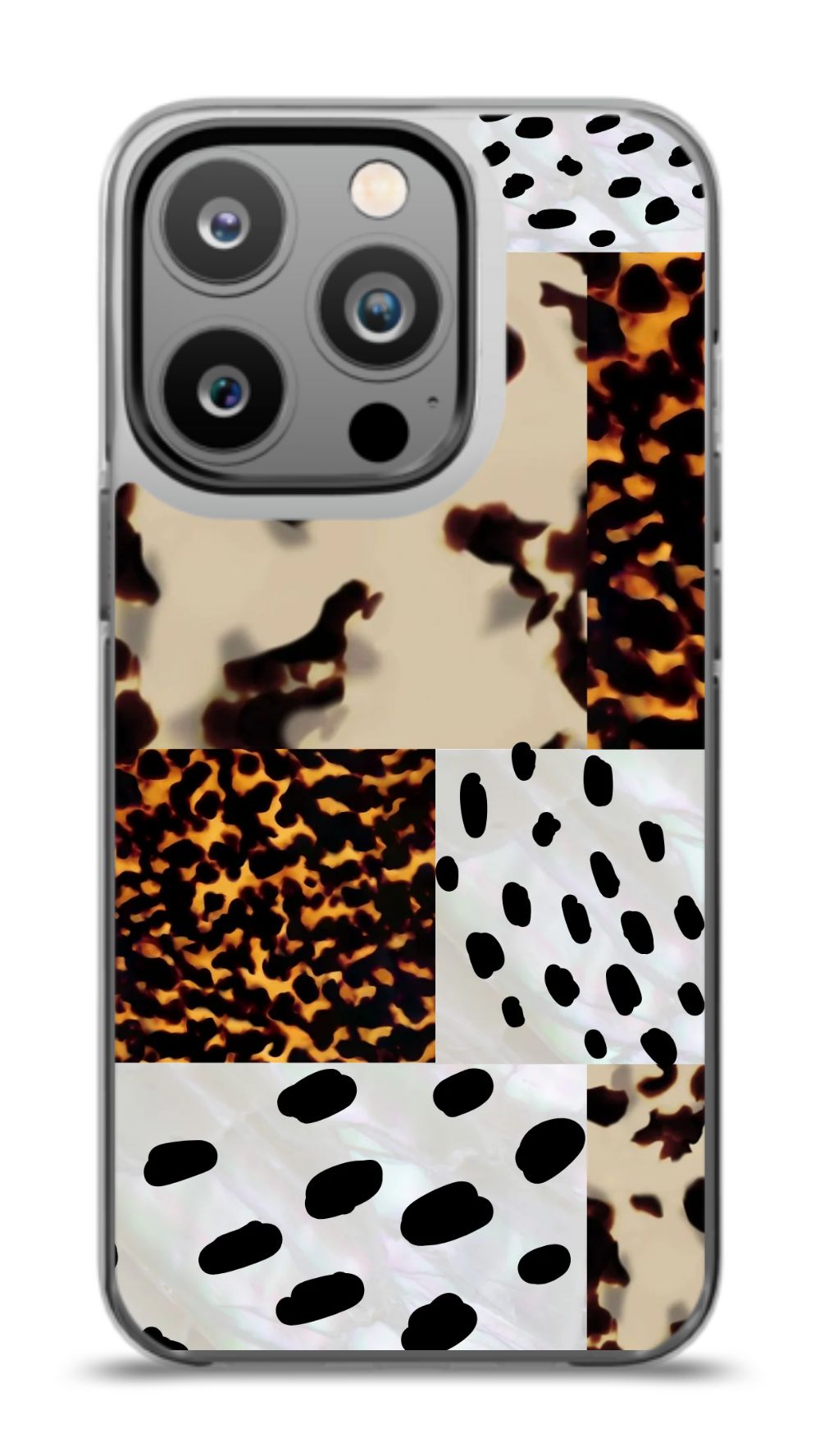 Abstract Animal Patchwork Case