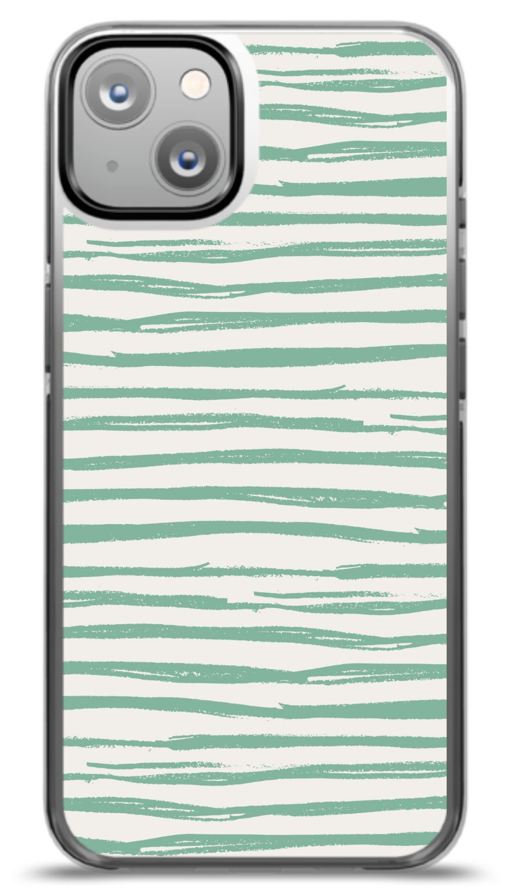 Mint Stripe Serenity Phone Case