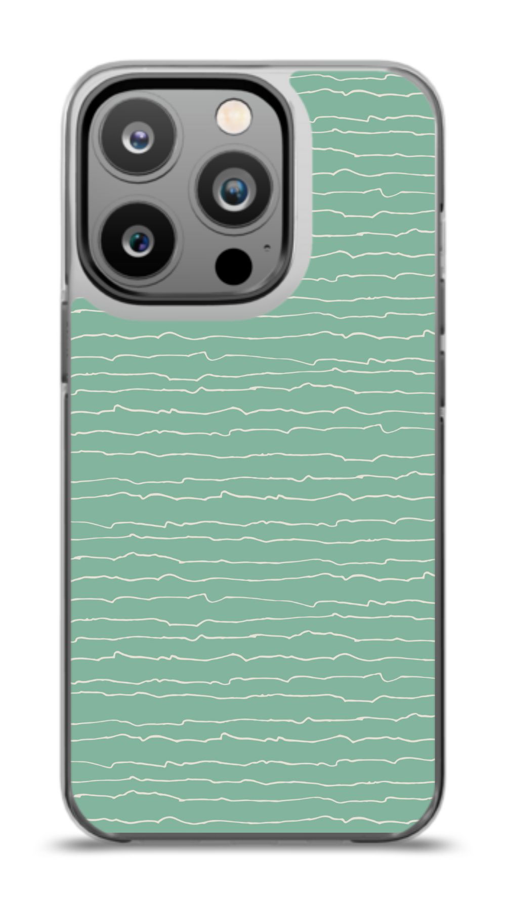 Mint Waves Phone Case