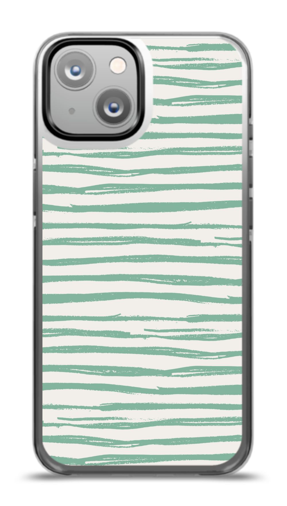 Mint Stripe Serenity Phone Case