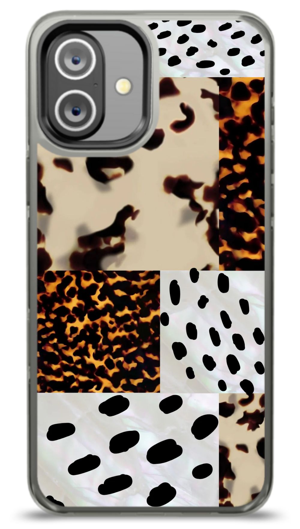 Abstract Animal Patchwork Case