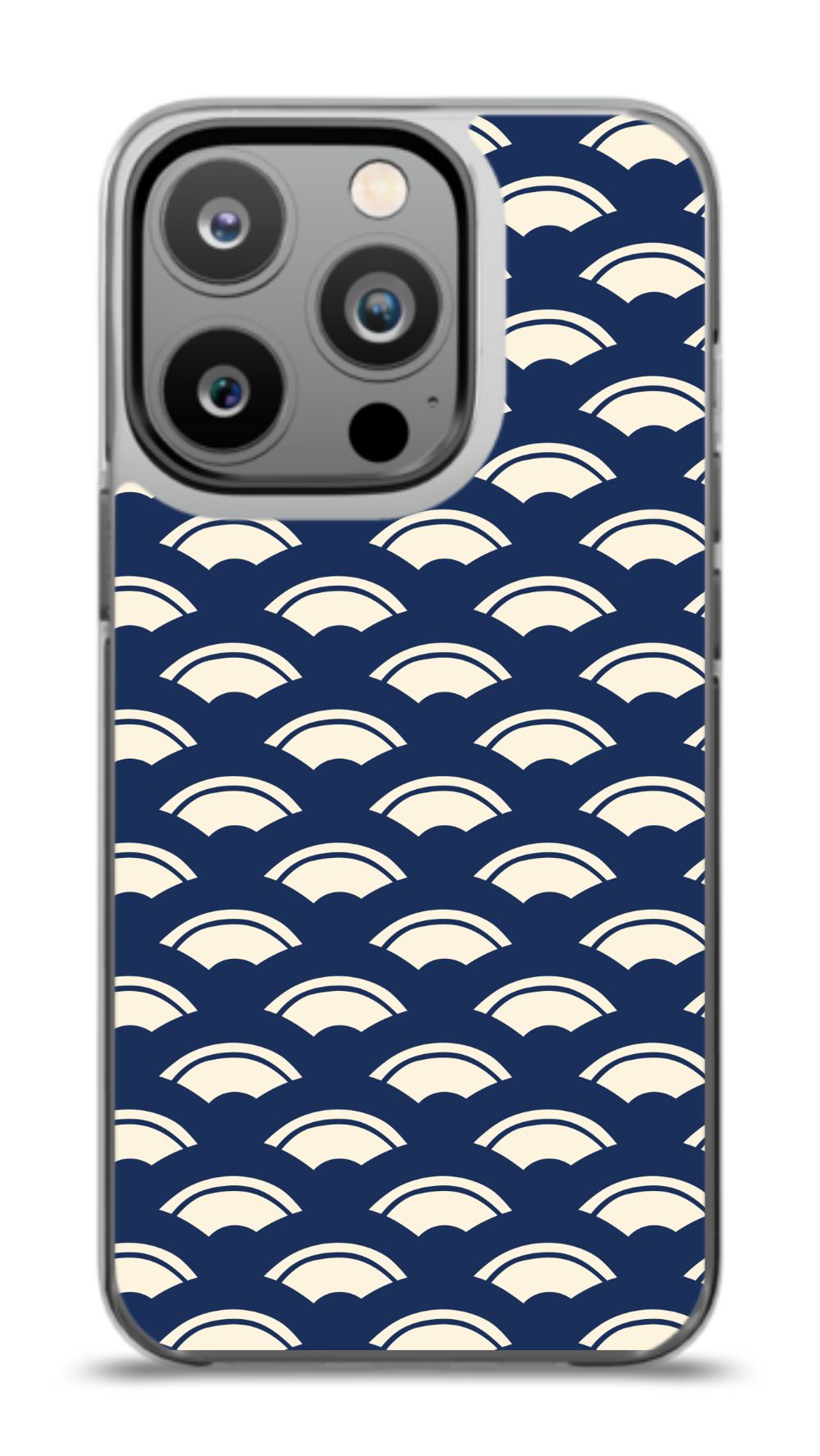 Navy Waves Phone Case