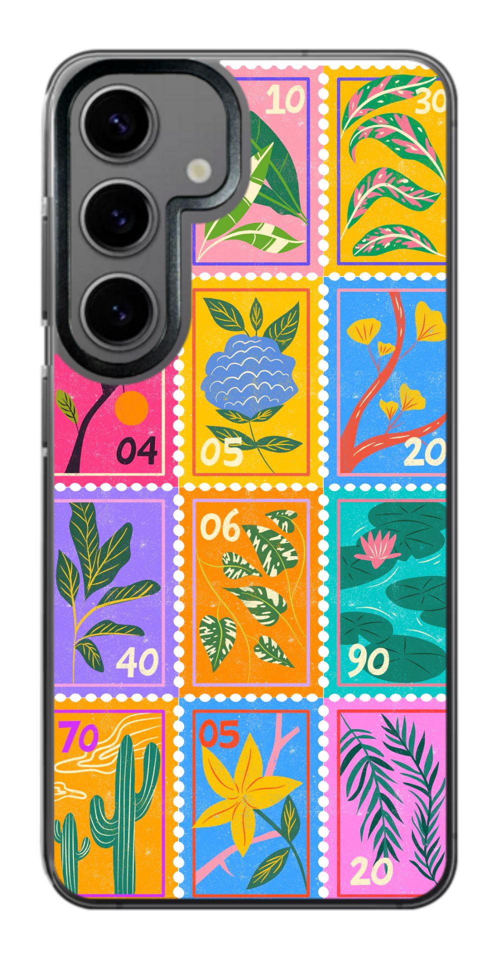 Colorful Flora Stamp Case