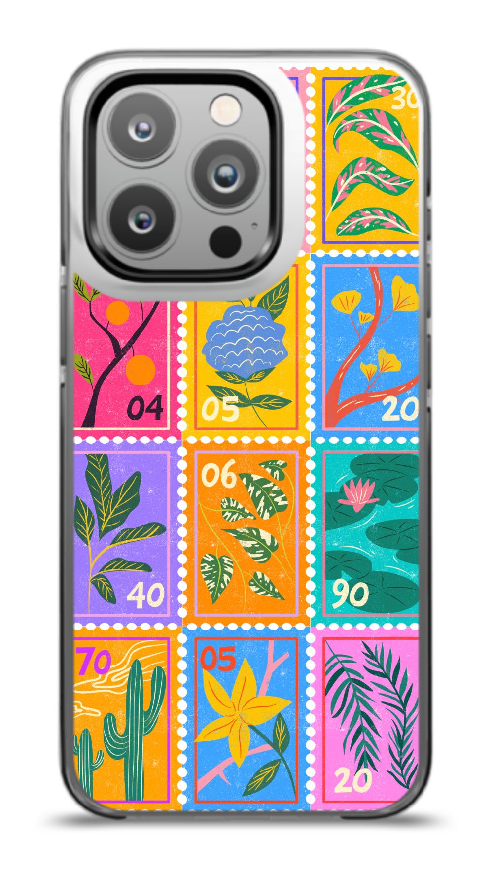 Colorful Flora Stamp Case