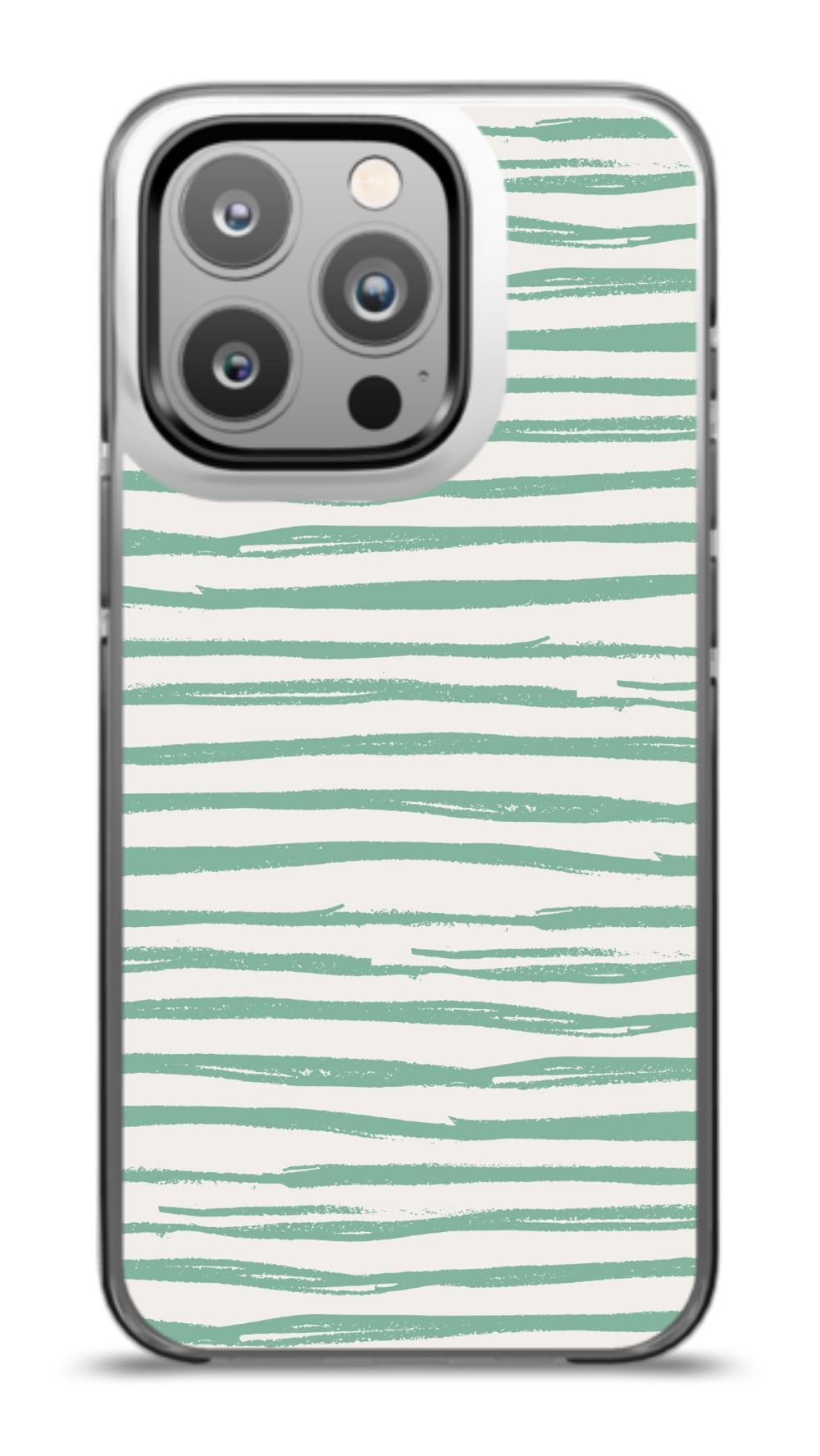 Mint Stripe Serenity Phone Case