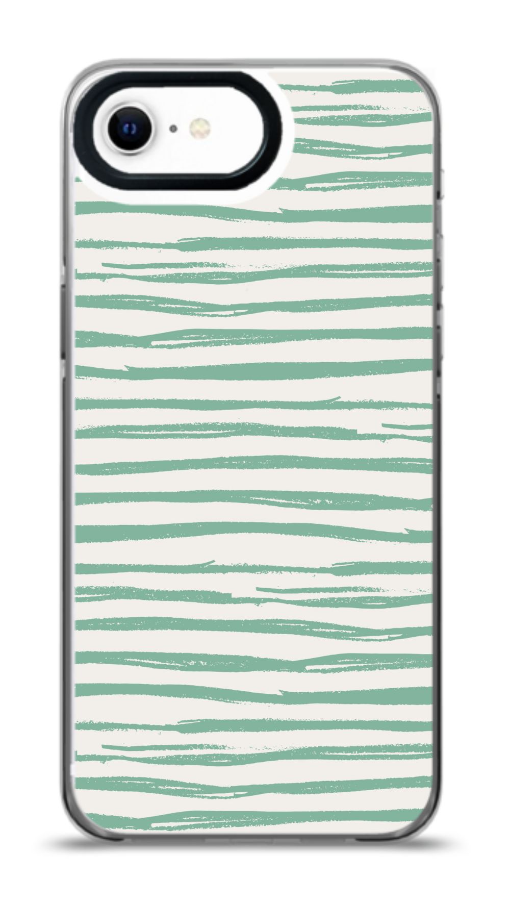 Mint Stripe Serenity Phone Case