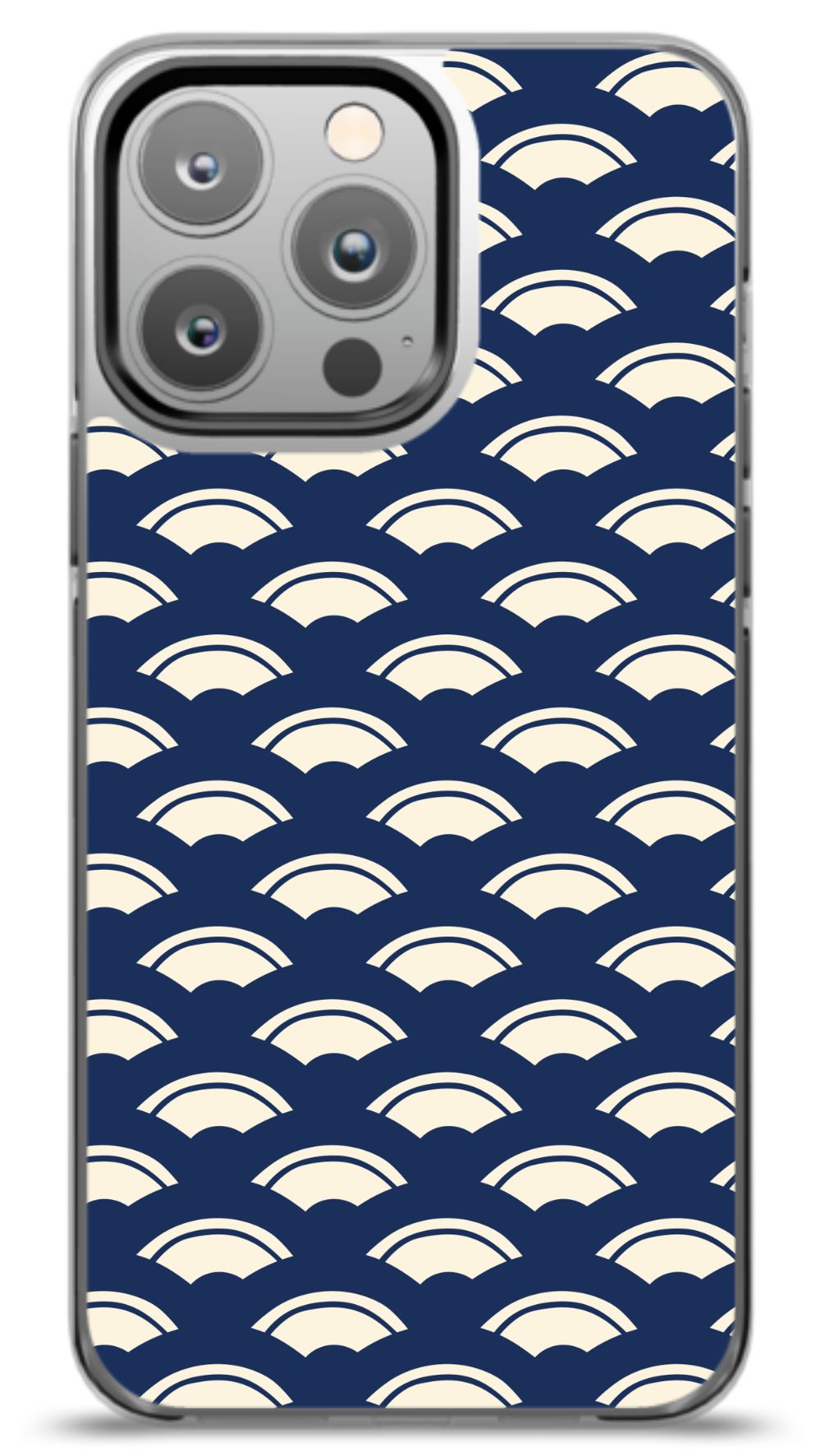 Navy Waves Phone Case