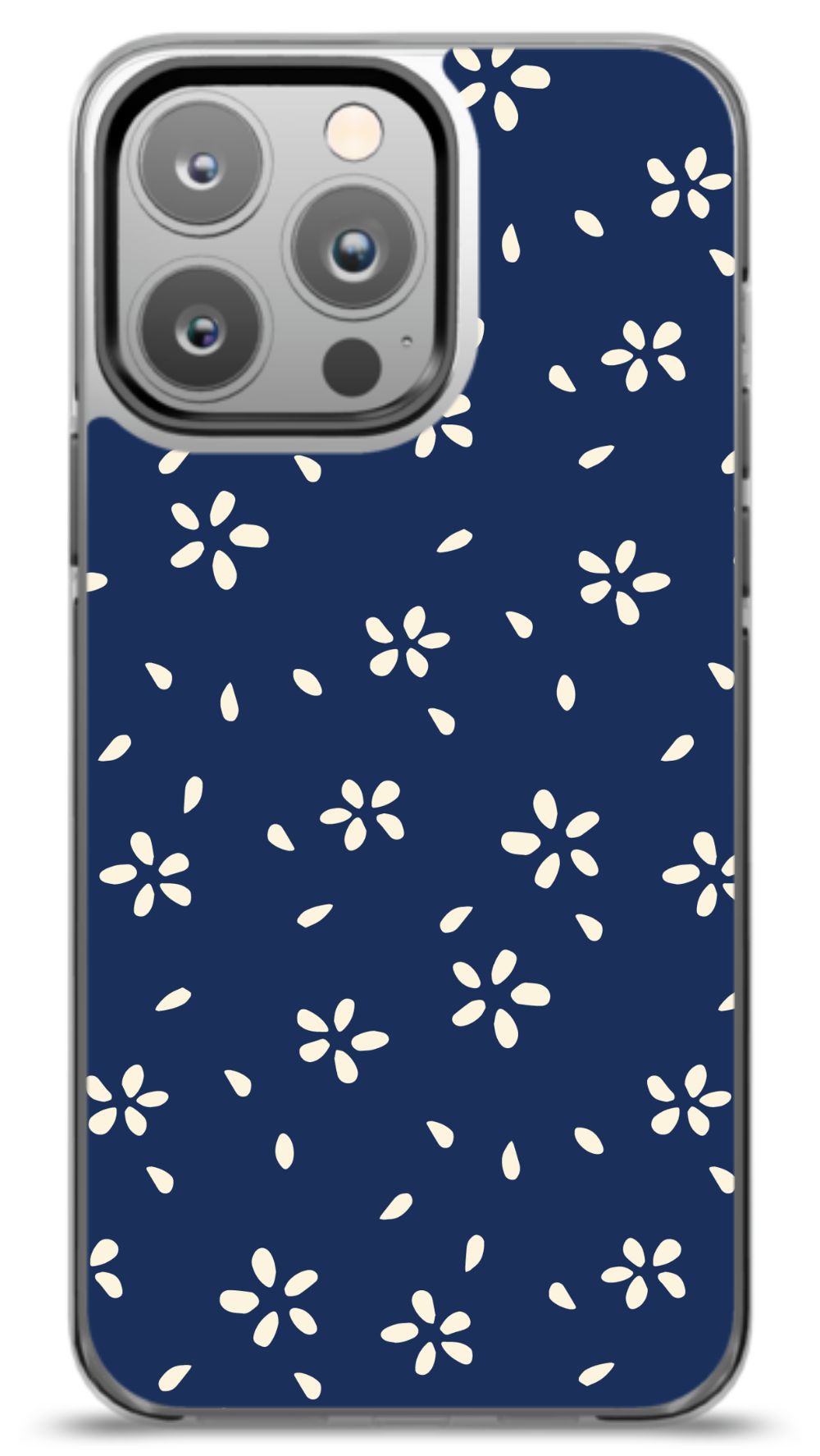 Blue Petal Bloom Phone Case