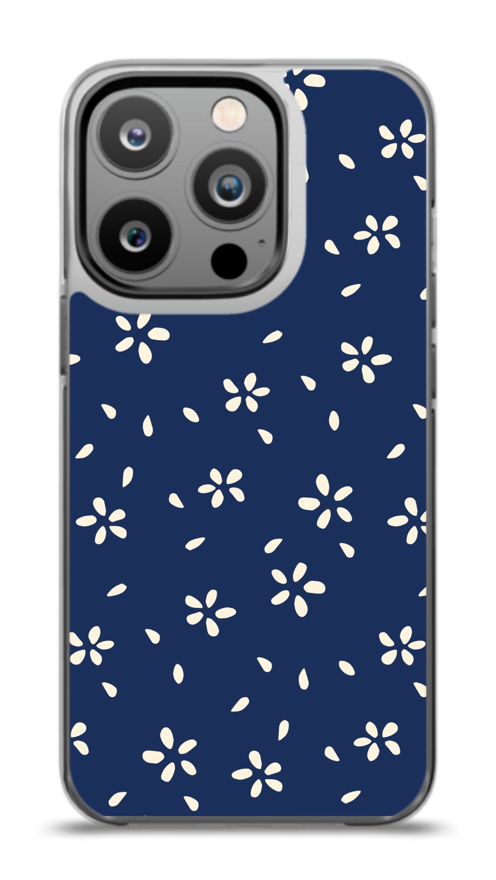 Blue Petal Bloom Phone Case