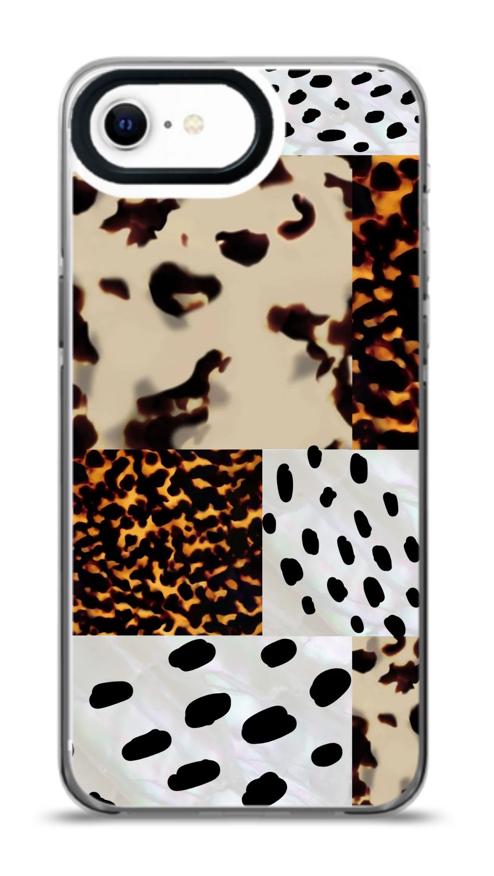 Abstract Animal Patchwork Case