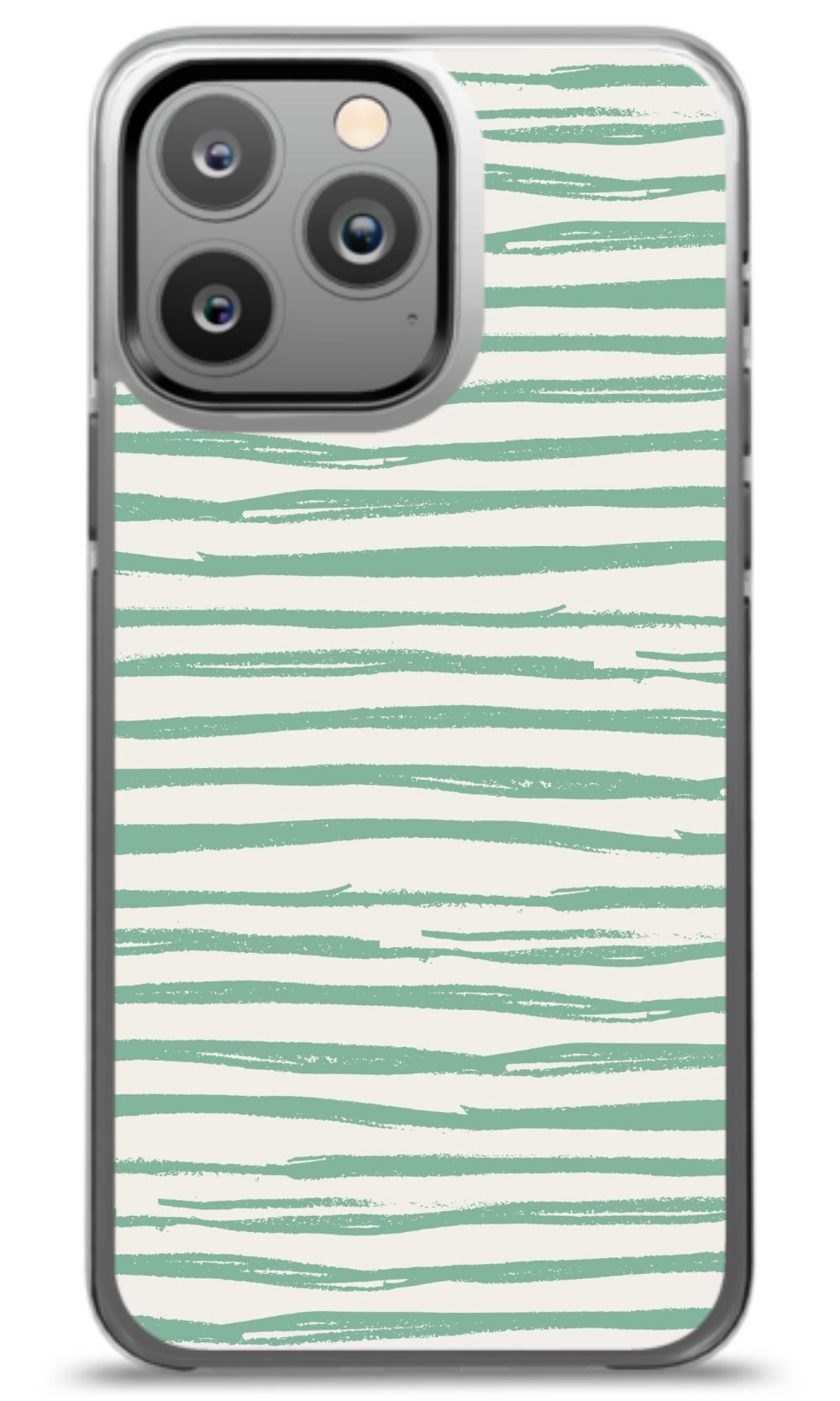 Mint Stripe Serenity Phone Case