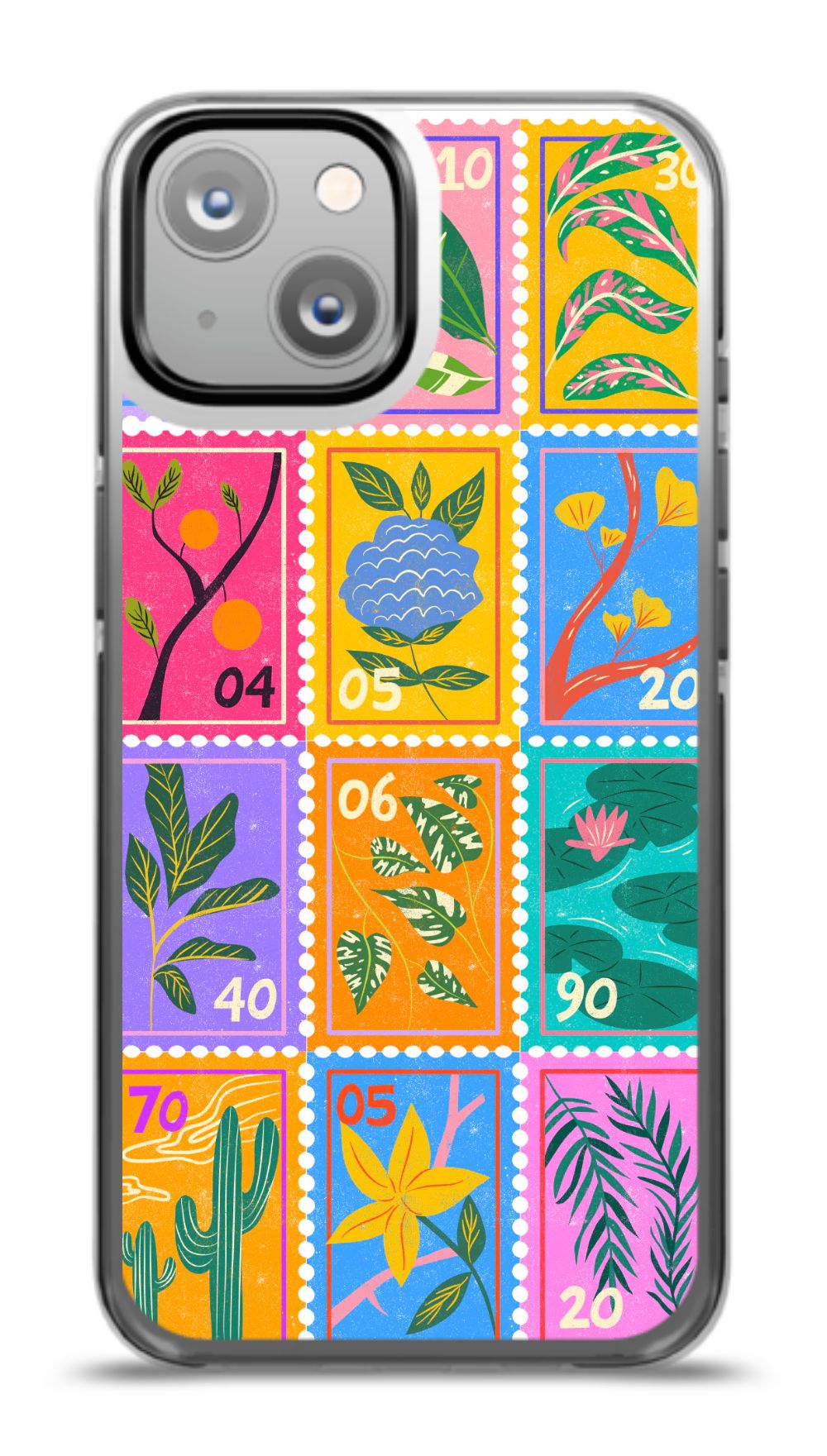 Colorful Flora Stamp Case