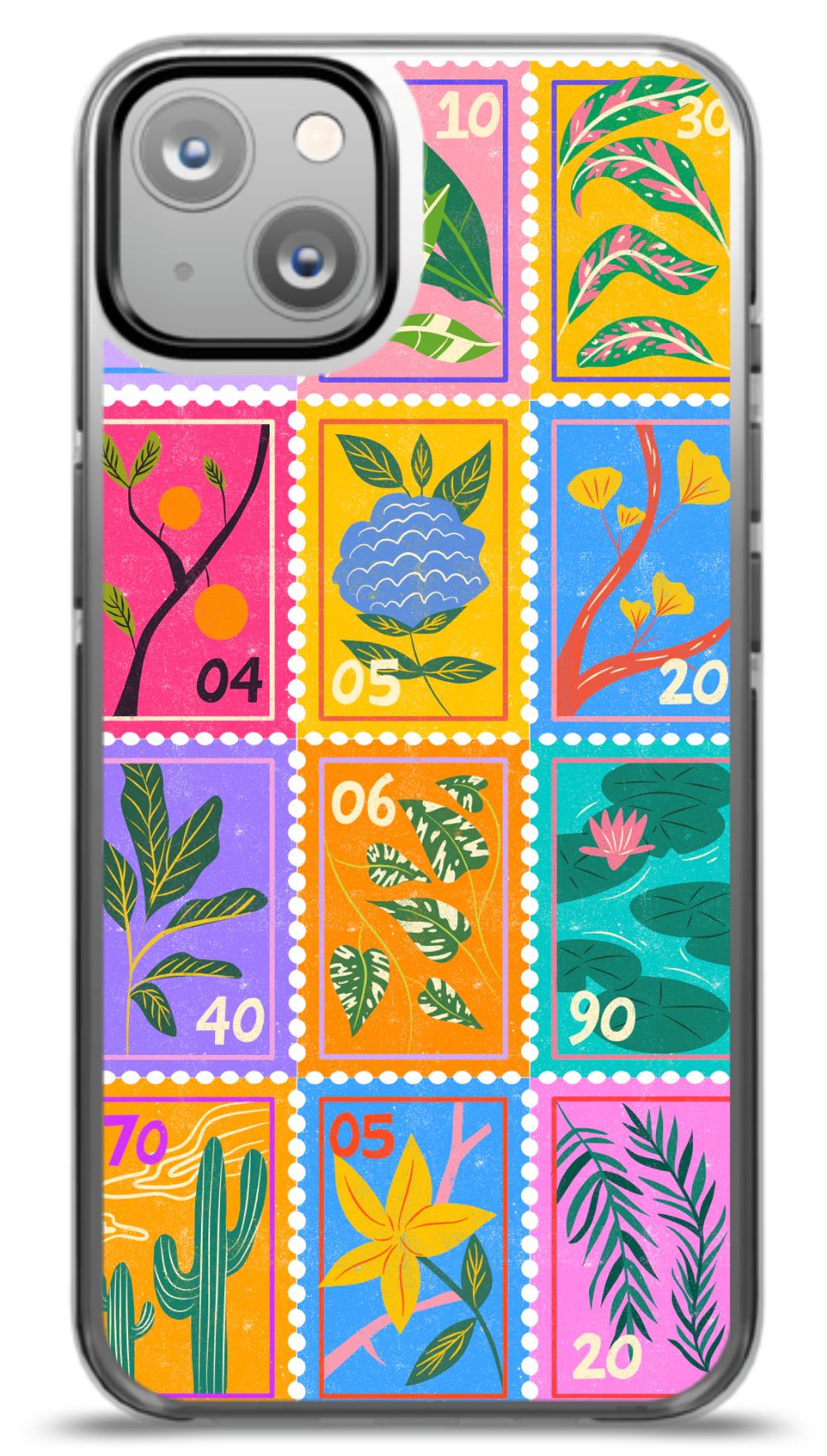 Colorful Flora Stamp Case