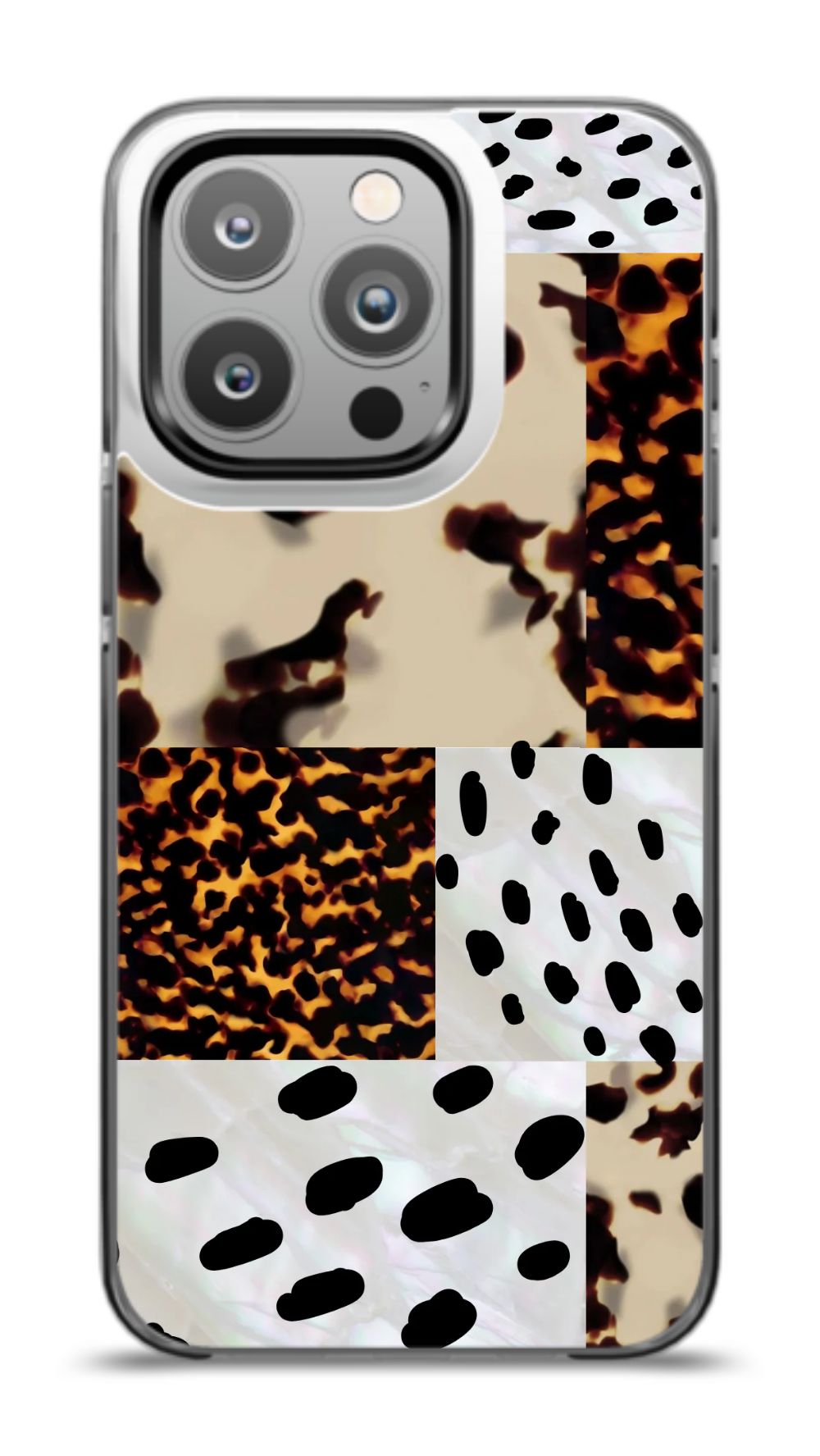 Abstract Animal Patchwork Case