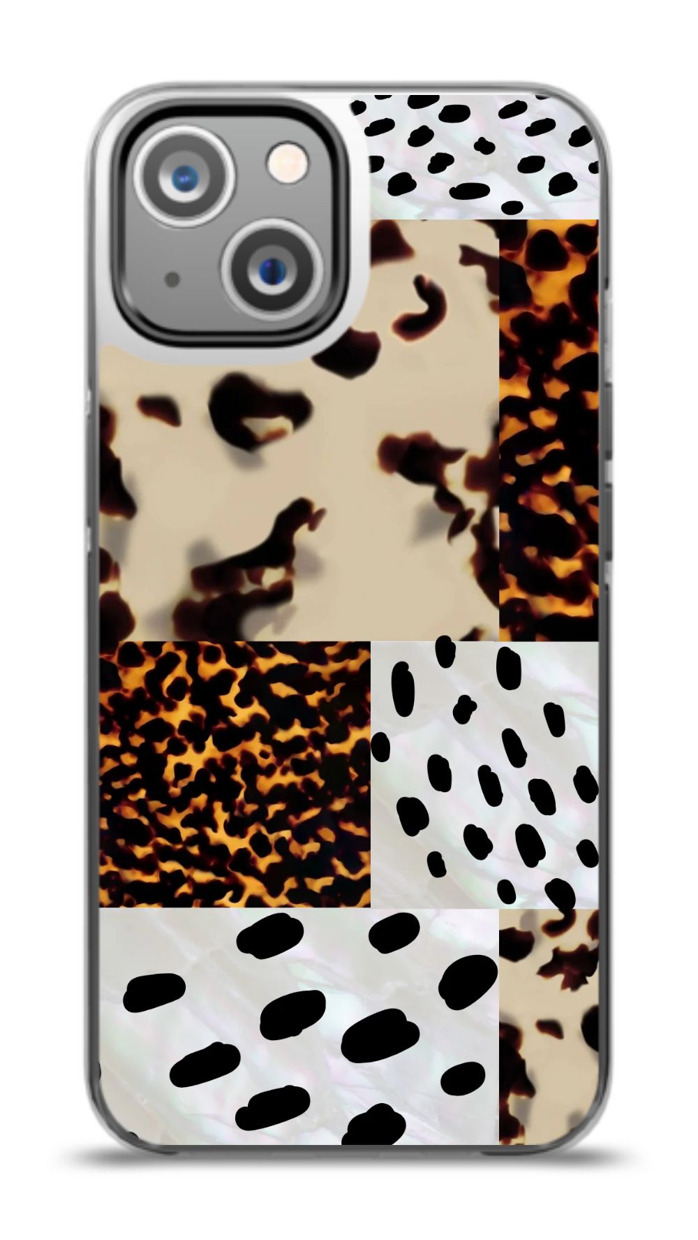 Abstract Animal Patchwork Case