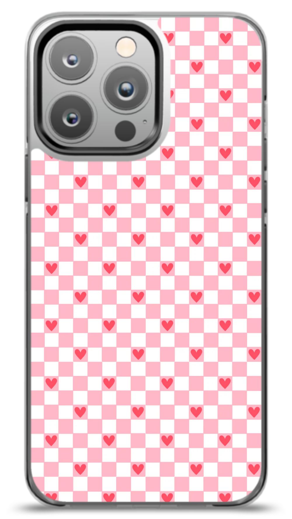 Heart Checkered Case