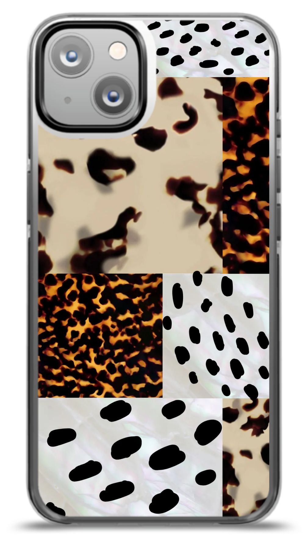 Abstract Animal Patchwork Case