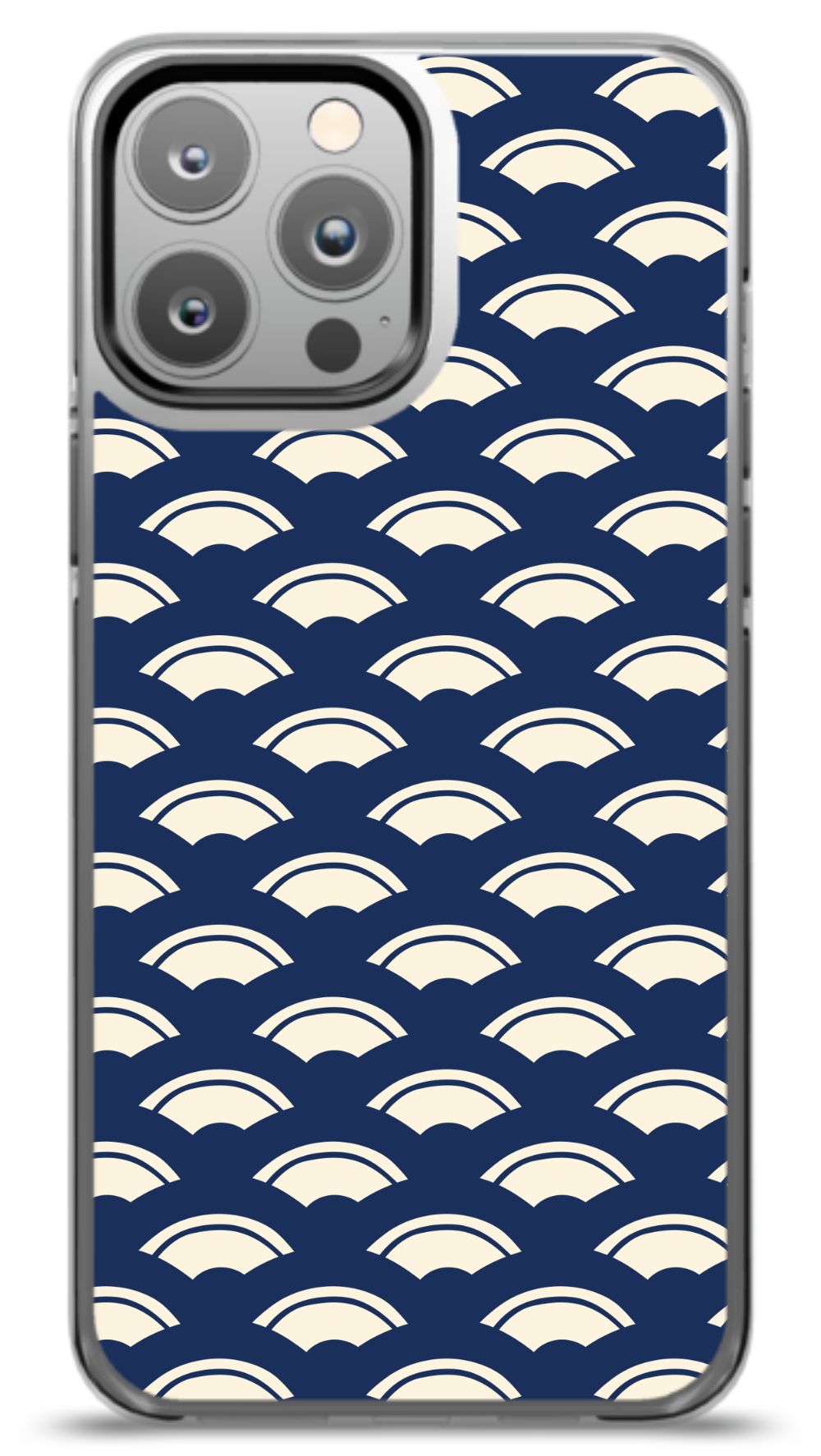 Navy Waves Phone Case