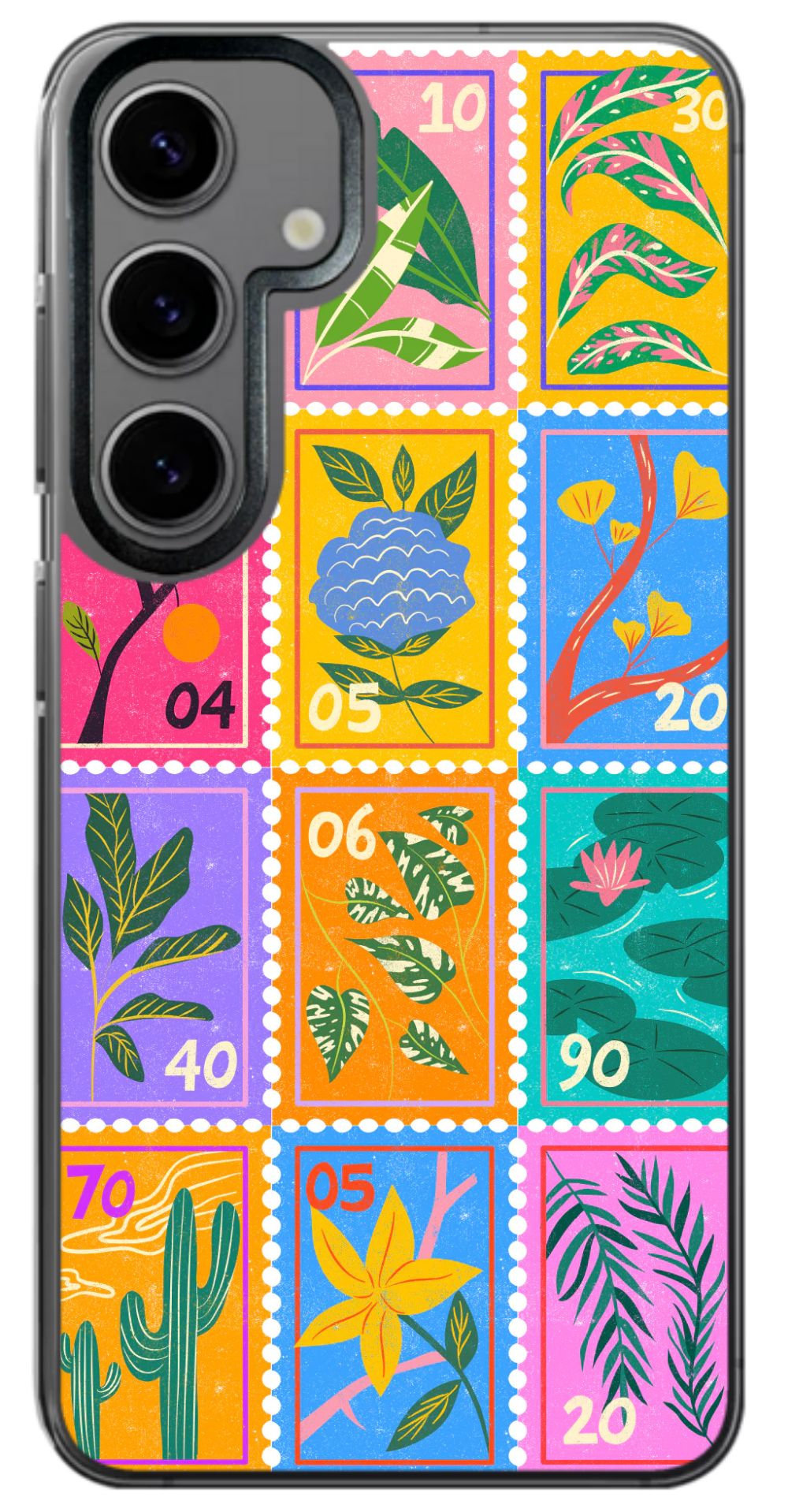 Colorful Flora Stamp Case