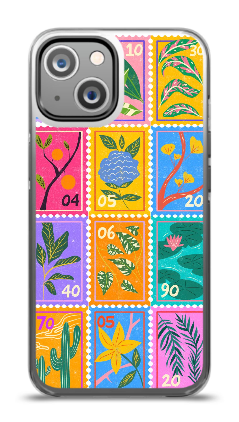 Colorful Flora Stamp Case