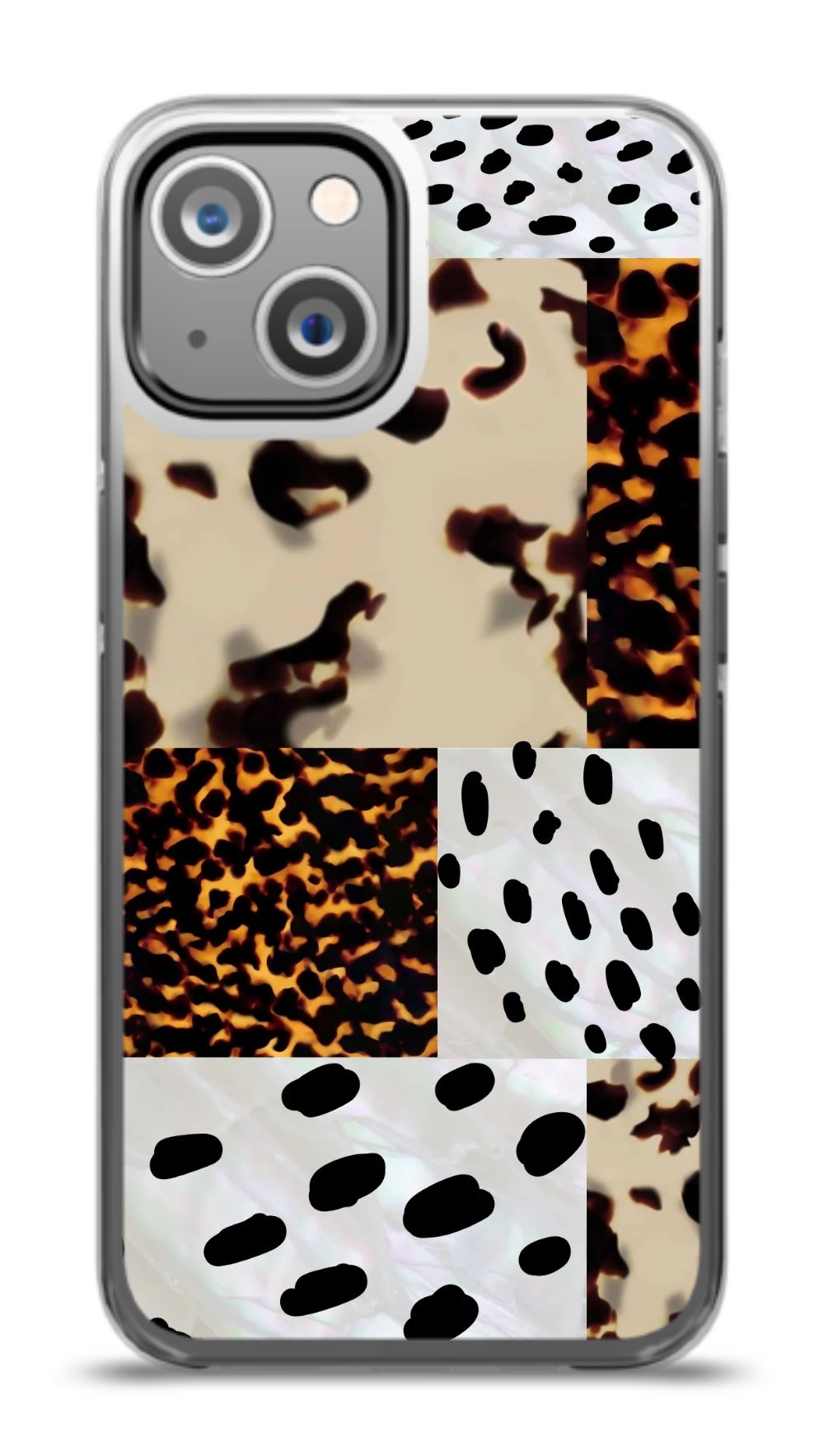 Abstract Animal Patchwork Case