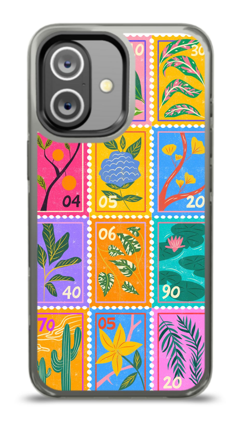 Colorful Flora Stamp Case