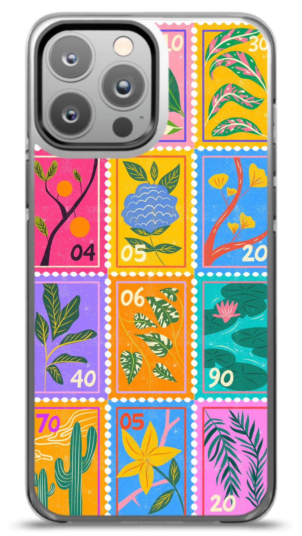 Colorful Flora Stamp Case