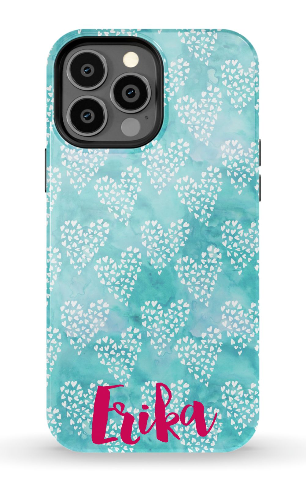 Personalized Hearts Phone Case