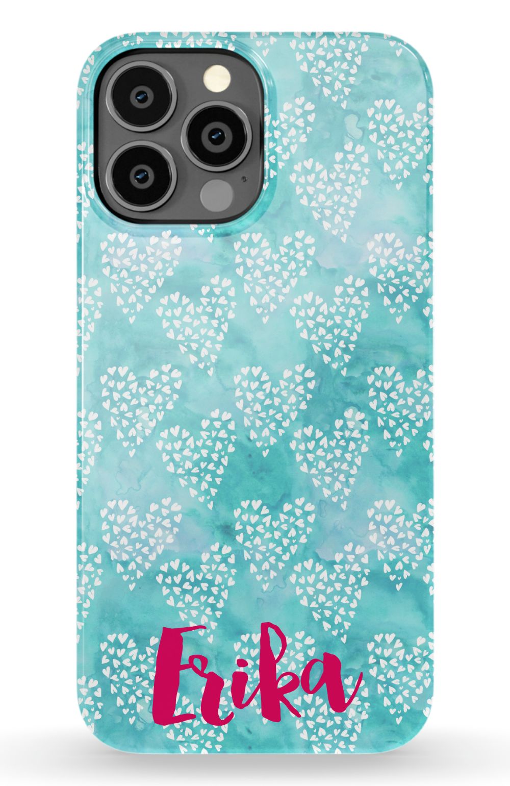 Personalized Hearts Phone Case