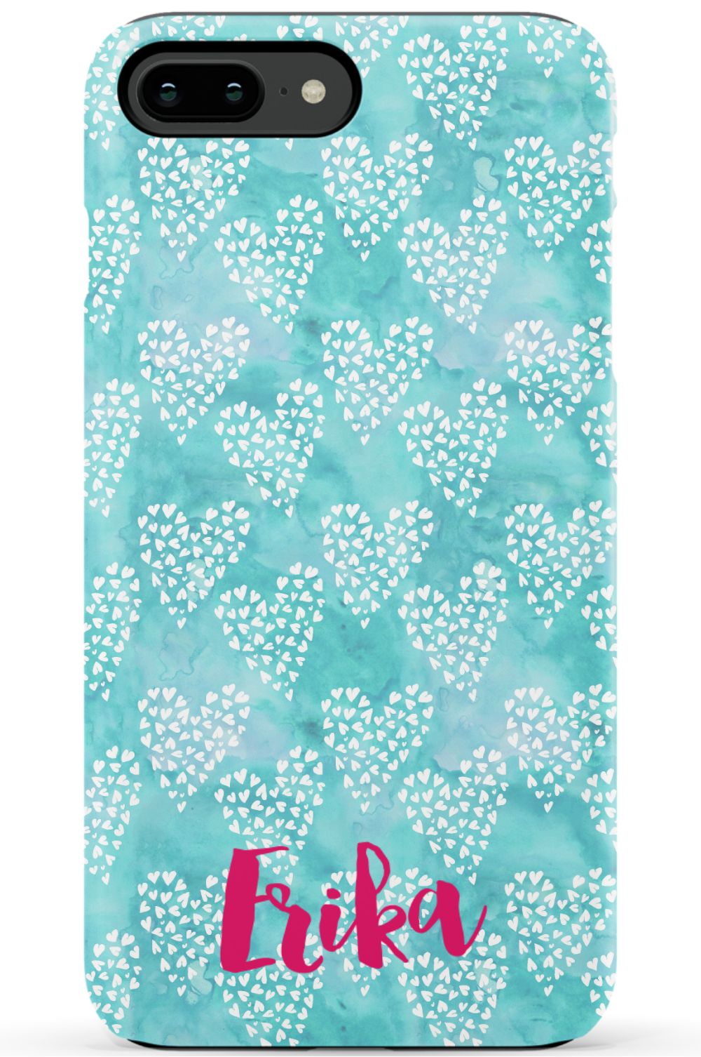 Personalized Hearts Phone Case