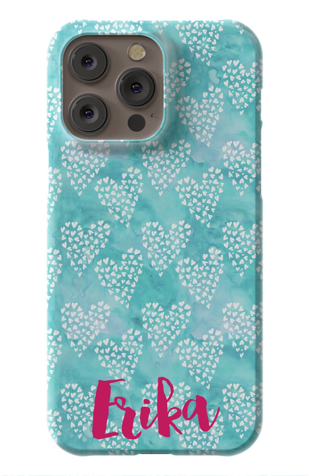 Personalized Hearts Phone Case