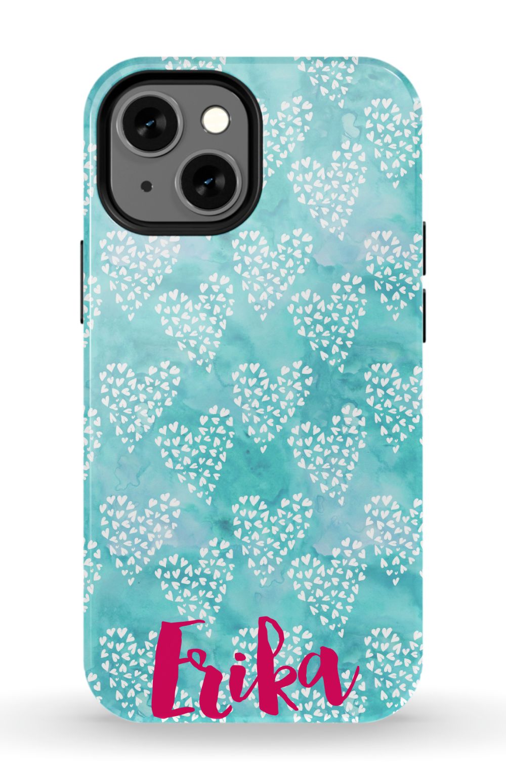 Personalized Hearts Phone Case