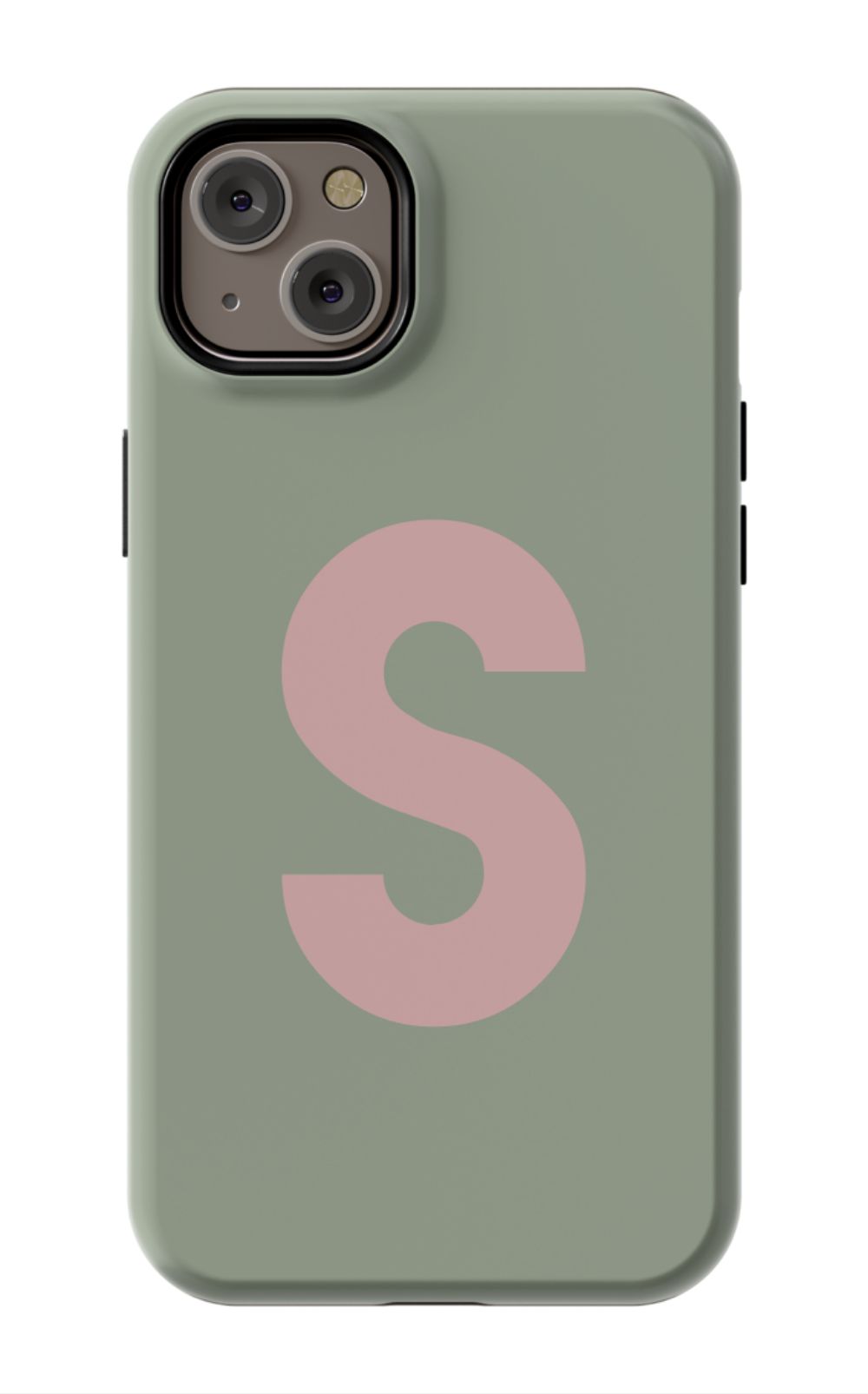 Nude Green Monogram Phone Case