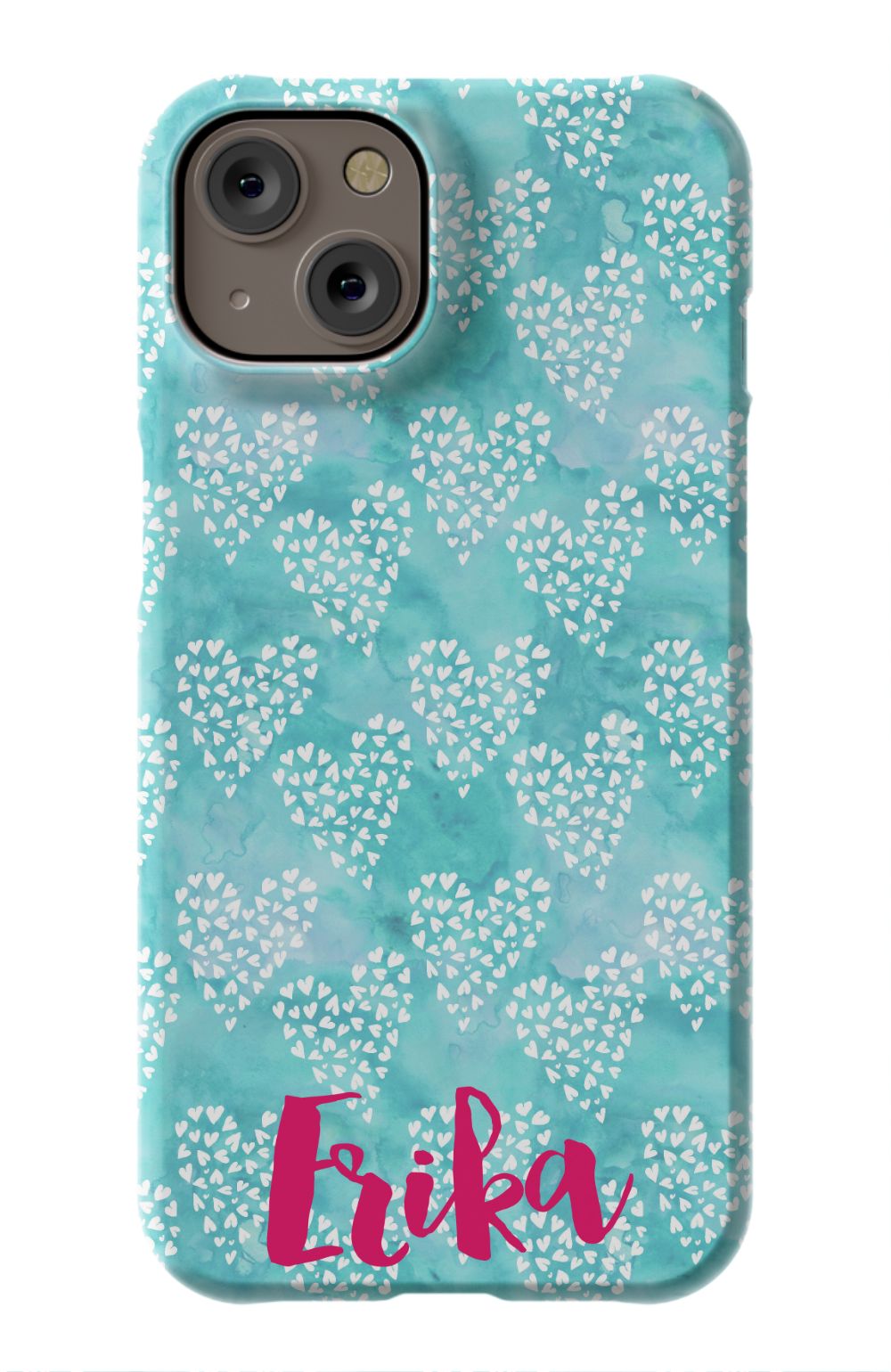 Personalized Hearts Phone Case