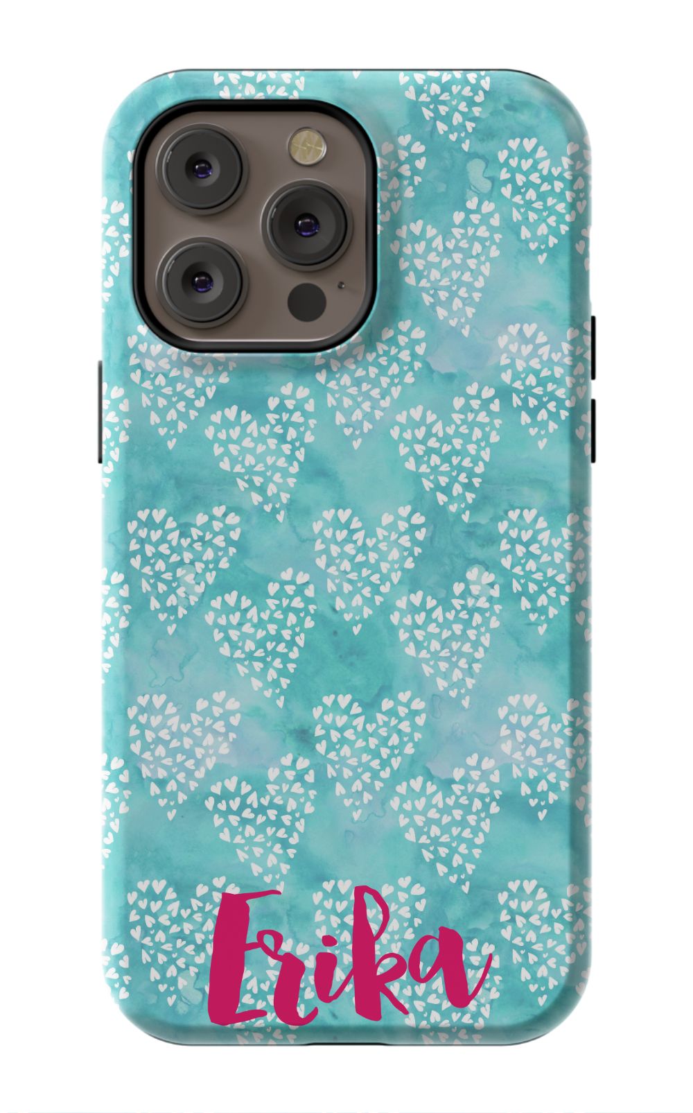 Personalized Hearts Phone Case